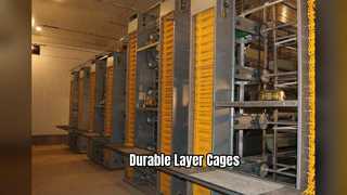 Durable Layer Cages For Efficient Egg Farms