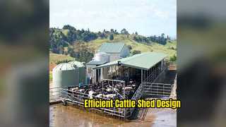 Modern Cattle Shed Design Efficient Livestock Farming