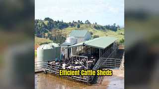 Modern Cattle Shed Design for Efficient Farming