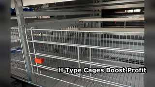H Type Chicken Cages Boost Farm Efficiency